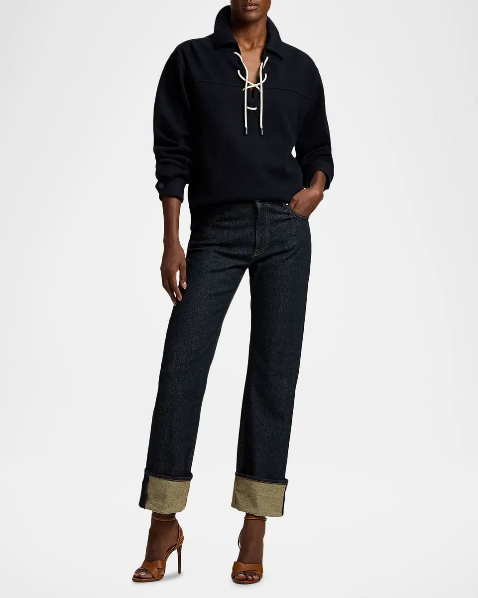 Ralph Lauren Collection Adderley Cuffed Slim Jeans | Thumbnail 2 Ralph Lauren Collection Adderley Cuffed Slim Jeans | Thumbnail 2