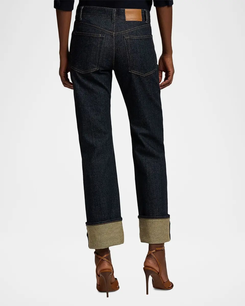 Ralph Lauren Collection Adderley Cuffed Slim Jeans | Thumbnail 3 Ralph Lauren Collection Adderley Cuffed Slim Jeans | Thumbnail 3