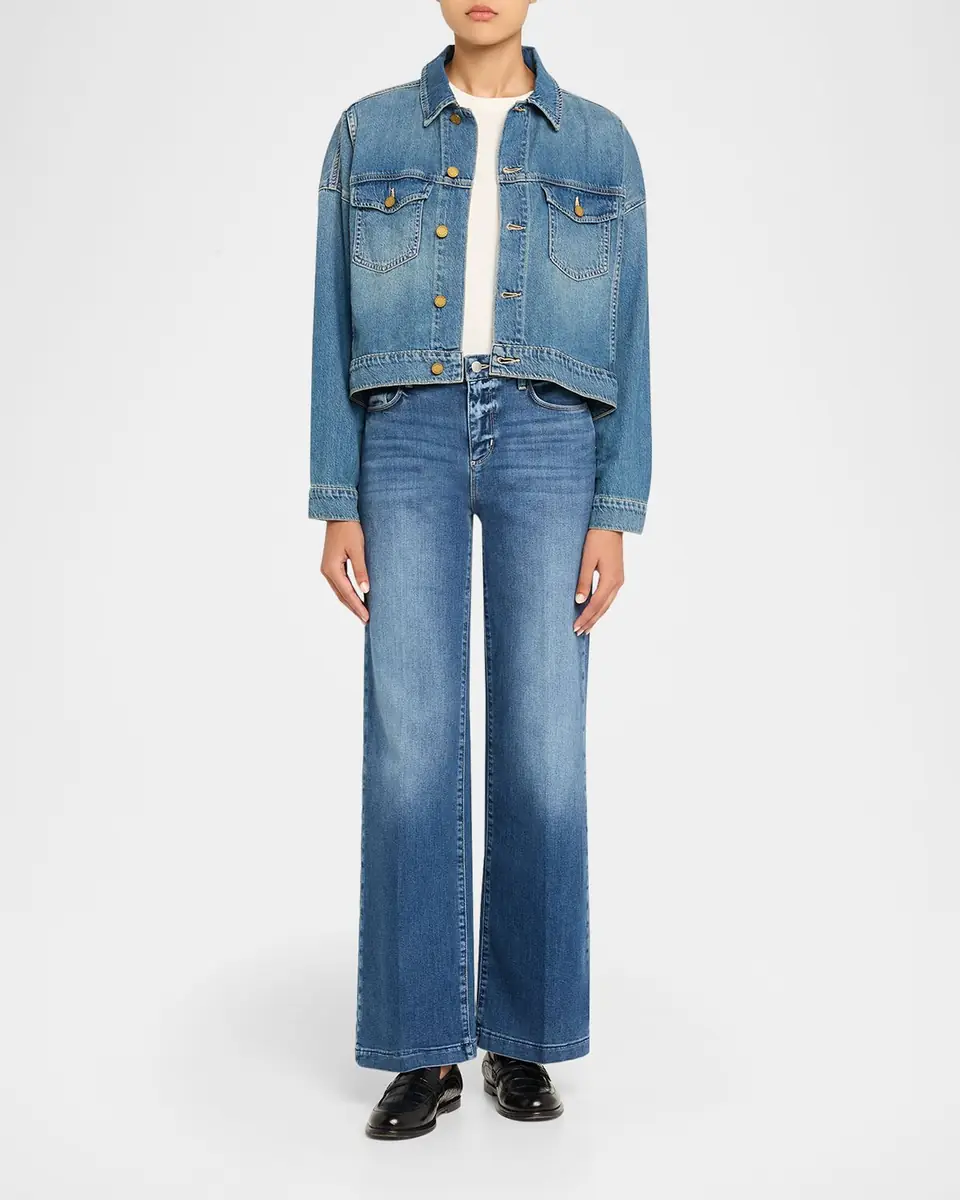 L'Agence Scottie High-Rise Wide Jeans | Thumbnail 2