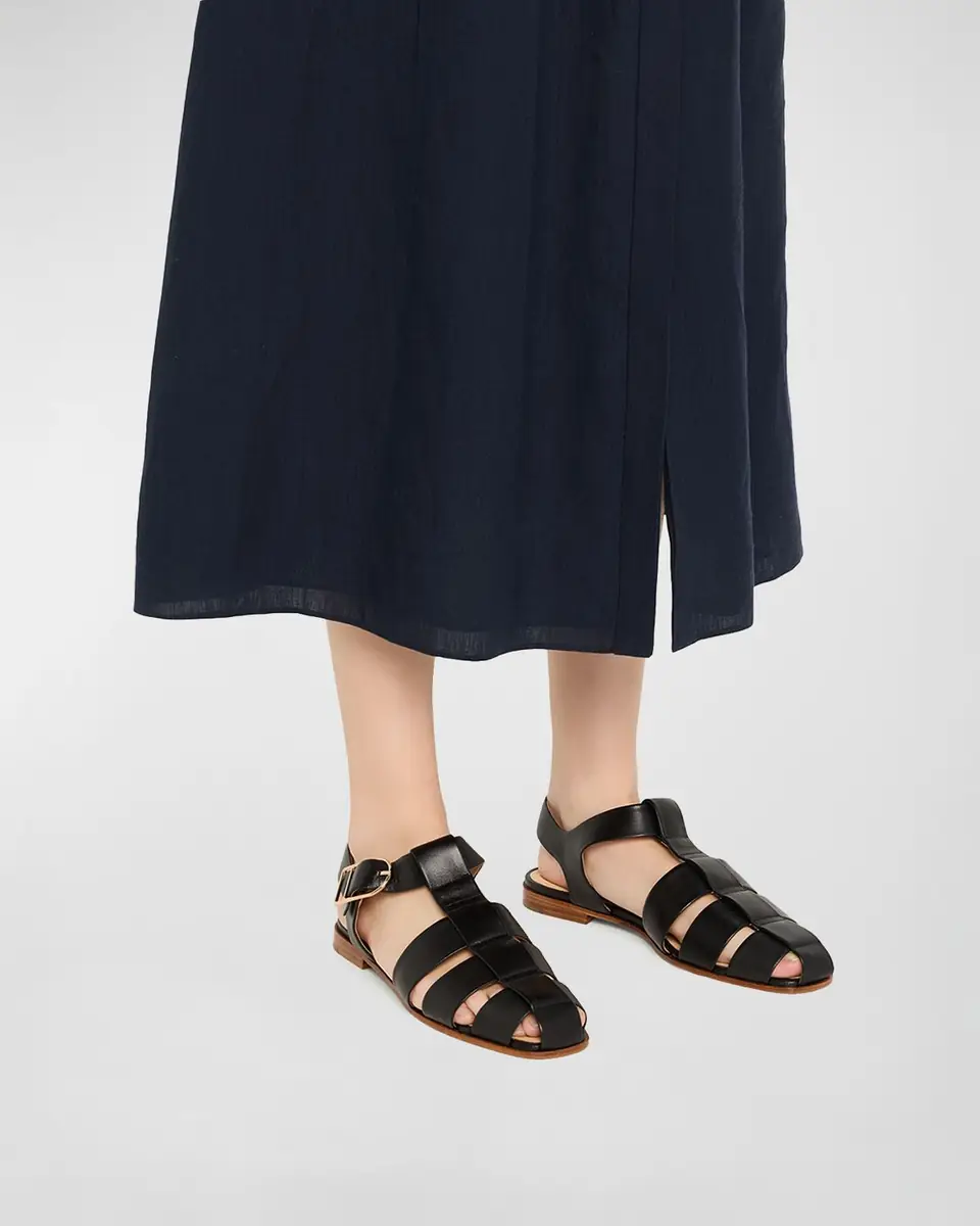 Gabriela Hearst Lynn Leather Fisherman Sandals | Thumbnail 2