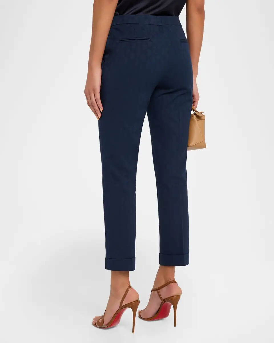 Etro Milano Stretch-Cotton Cigarette Trousers | Thumbnail 3 Etro Milano Stretch-Cotton Cigarette Trousers | Thumbnail 3