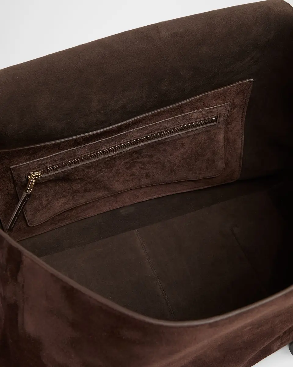 Tom Ford Eclipse Suede Shoulder Bag | Thumbnail 4 Tom Ford Eclipse Suede Shoulder Bag | Thumbnail 4
