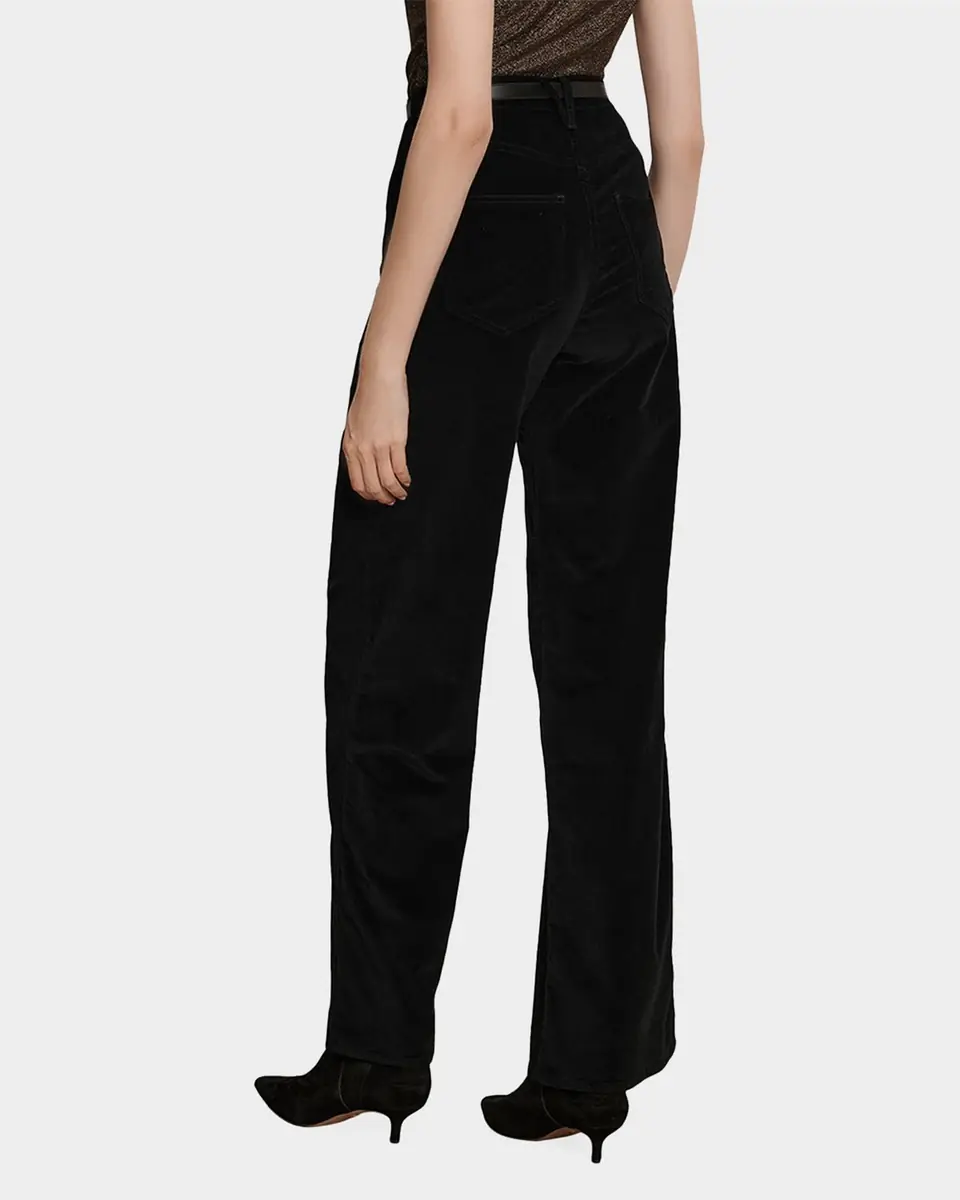 Veronica Beard Taylor High-Rise Wide-Leg Pants | Thumbnail 3