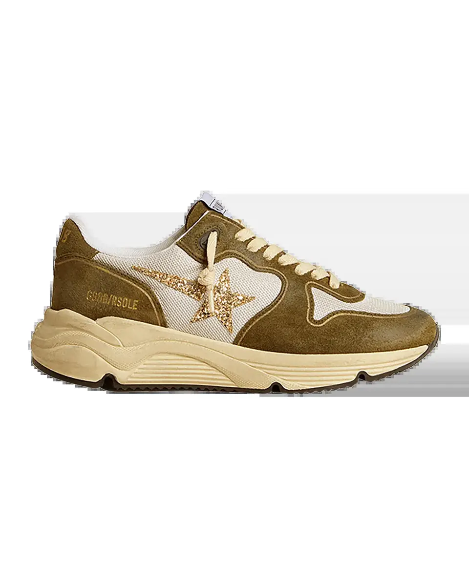 Golden Goose Running Sole Suede and Mesh Sneakers | Thumbnail 2 Golden Goose Running Sole Suede and Mesh Sneakers | Thumbnail 2