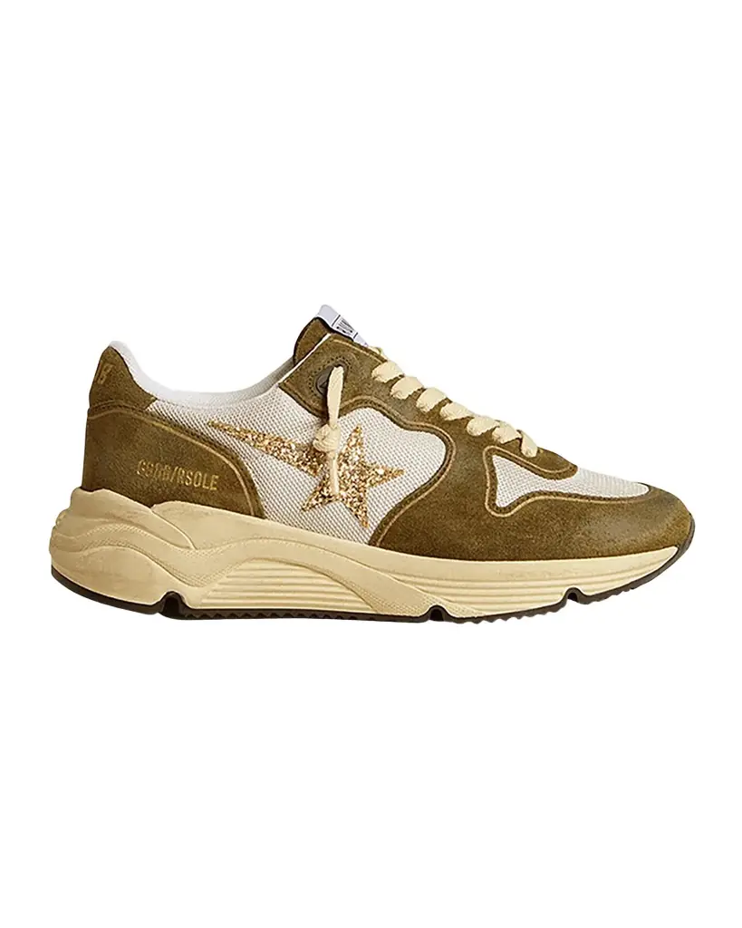 Running Sole Suede and Mesh Sneakers Running Sole Suede and Mesh Sneakers