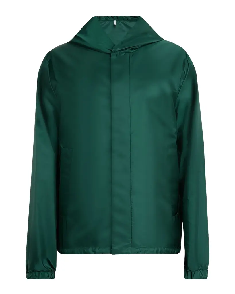 Moncler Men's Hooded Nylon Jacket | Image 1 Moncler Men's Hooded Nylon Jacket | Image 1