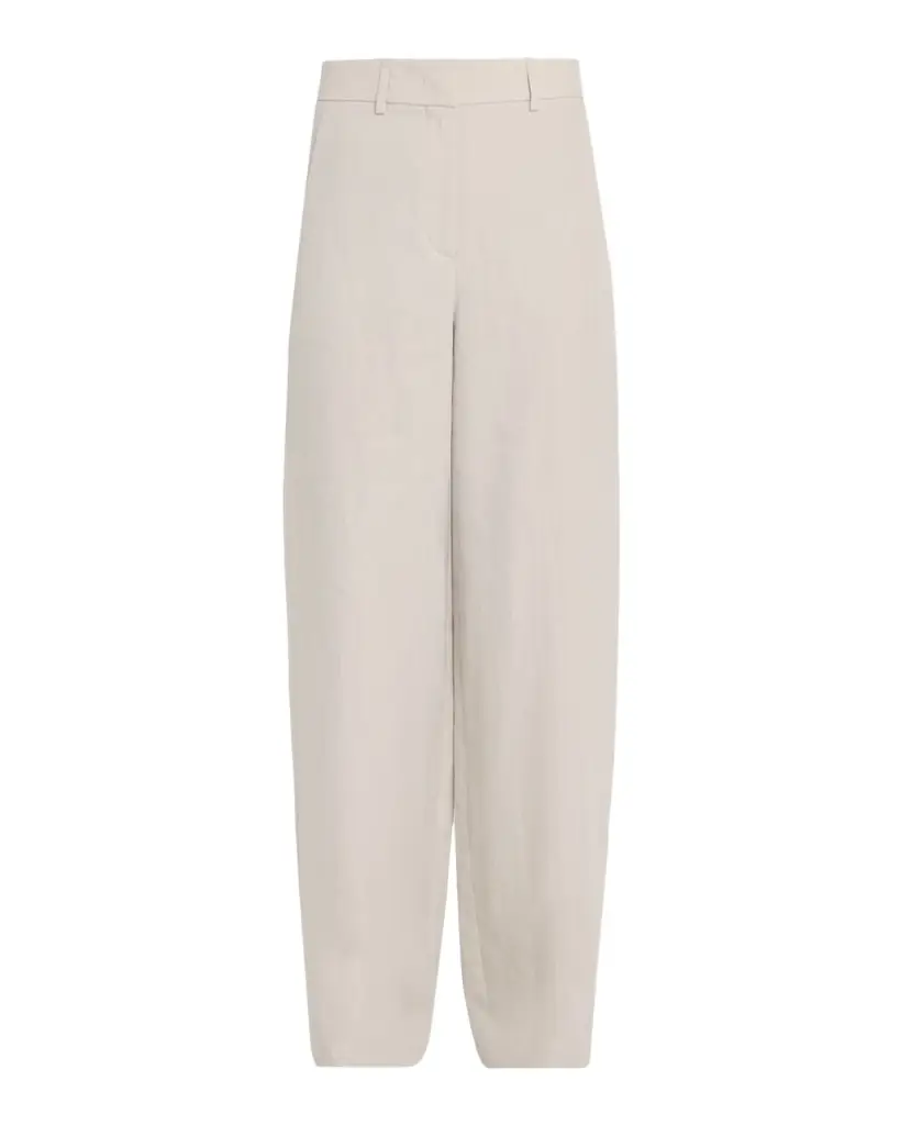 Giorgio Armani Linen Straight-Leg Trousers