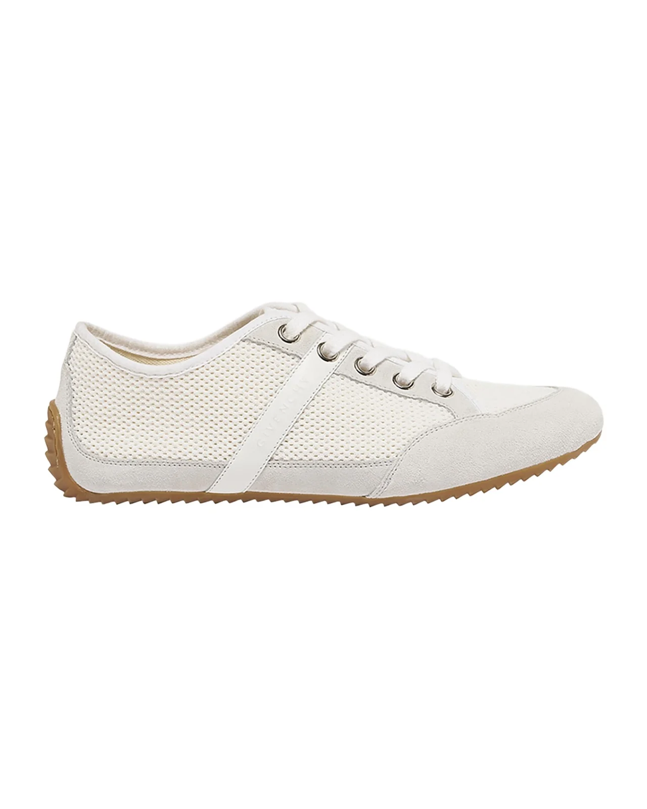 Givenchy Mesh And Suede Slim Low-Top Sneakers