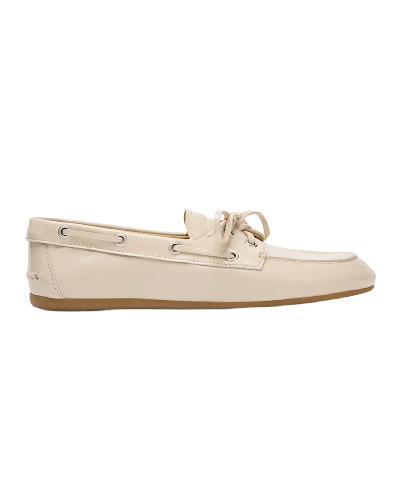 Leather Lace-Up Moccasins Leather Lace-Up Moccasins