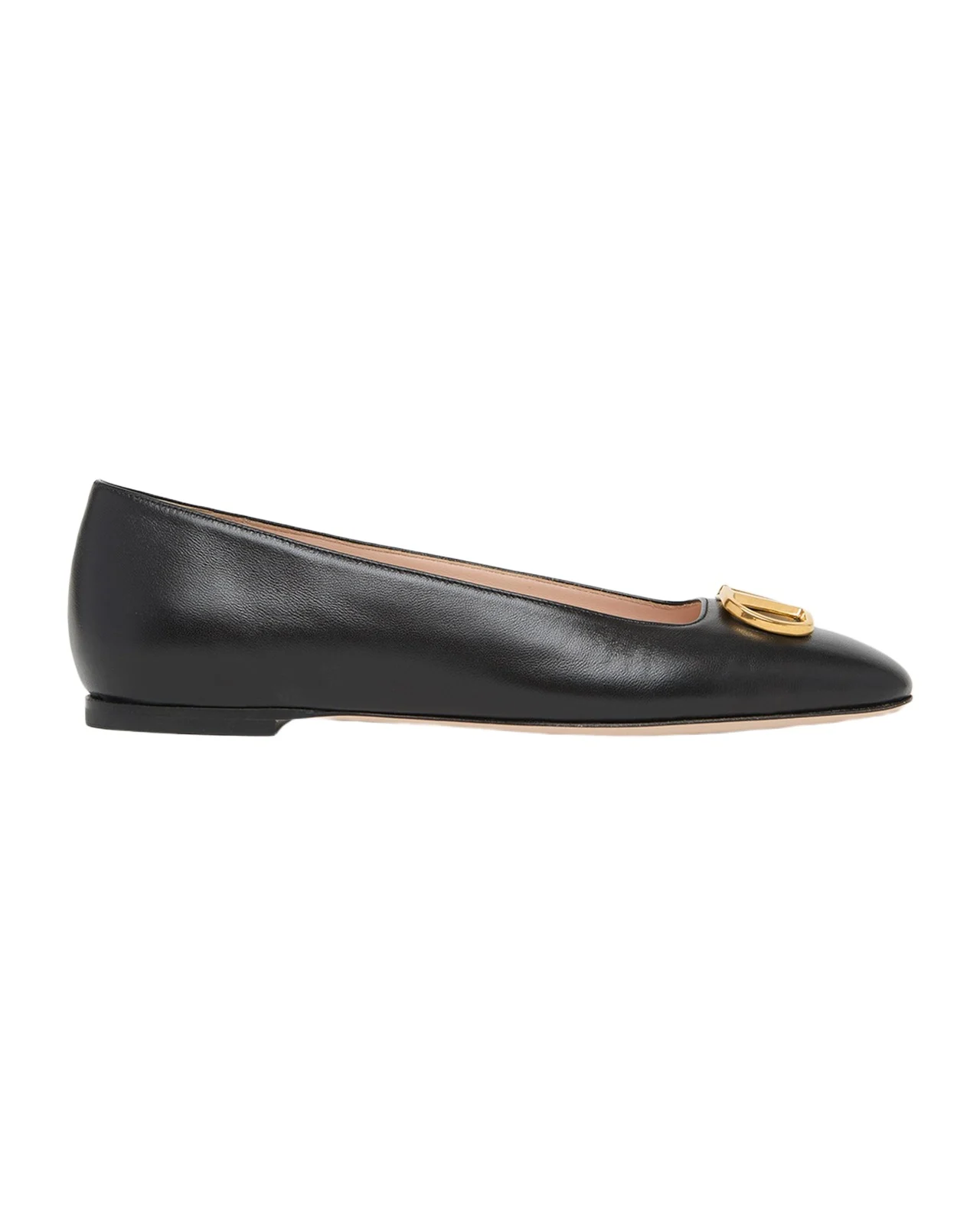 VLogo Signature Leather Ballerina Flats VLogo Signature Leather Ballerina Flats