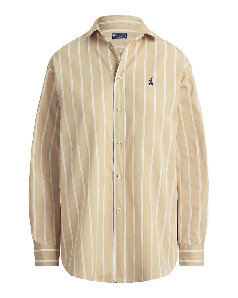 Polo Ralph Lauren Relaxed-Fit Striped Cotton Shirt | Image 1 Polo Ralph Lauren Relaxed-Fit Striped Cotton Shirt | Image 1