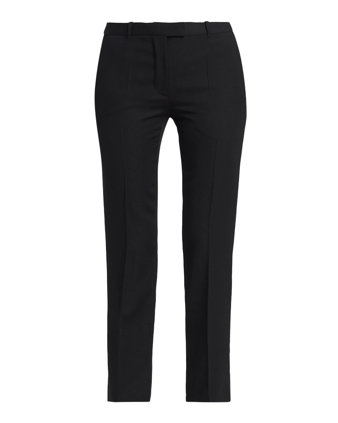 Mid-Rise Wool Slim-Leg Ankle Trousers Mid-Rise Wool Slim-Leg Ankle Trousers