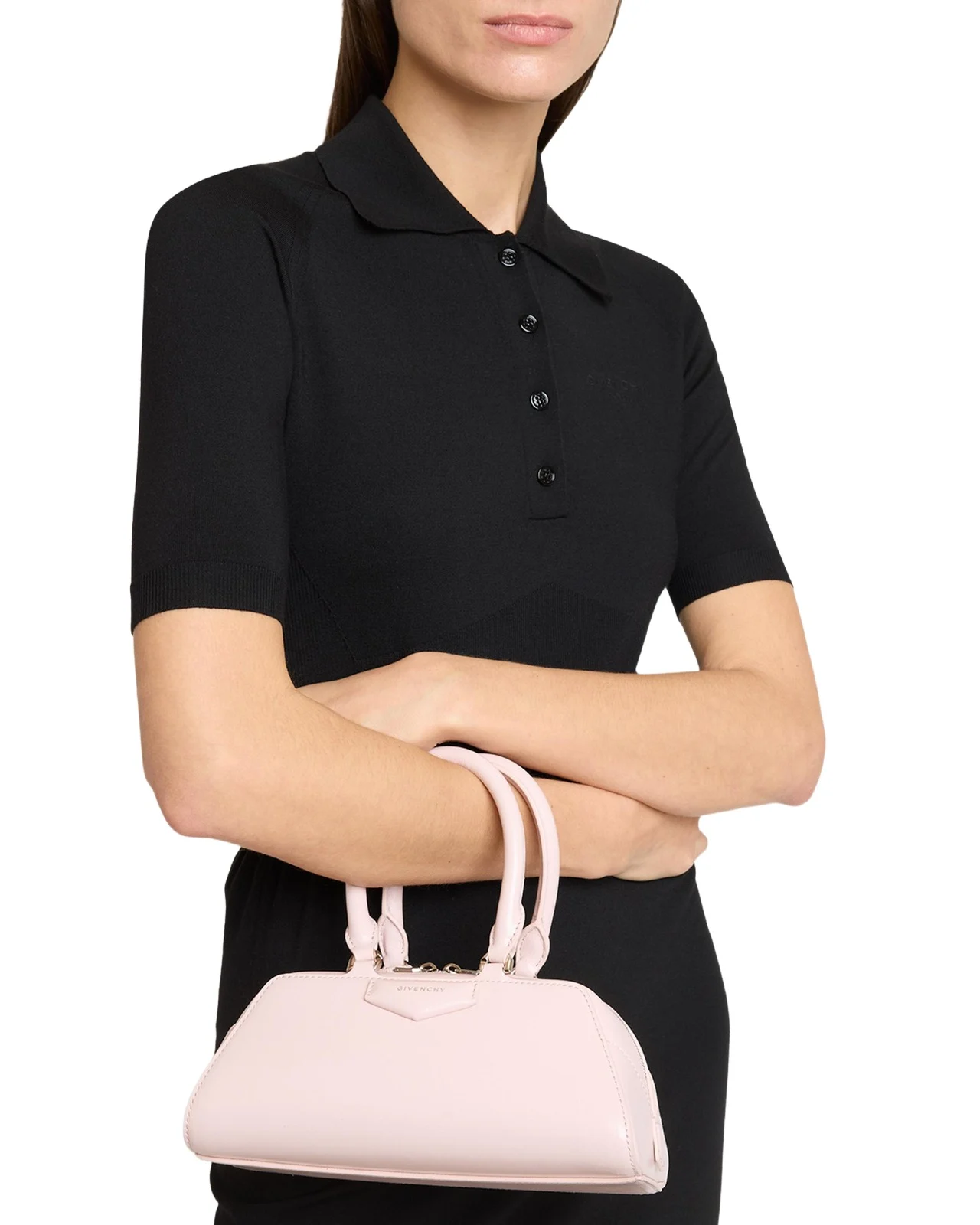 Antigona East-West Top-Handle Bag in Box Leather Antigona East-West Top-Handle Bag in Box Leather