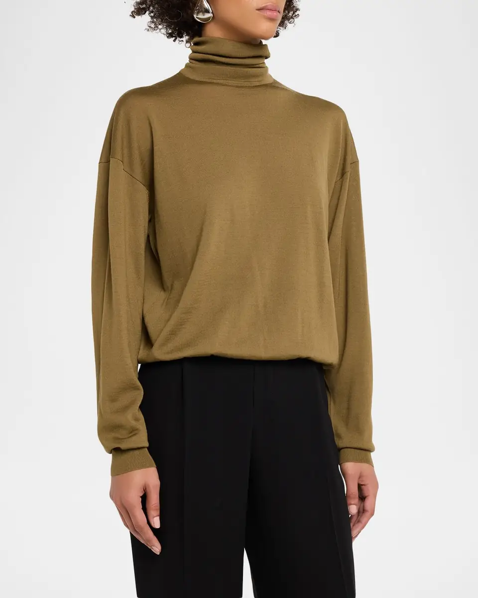 Saint Laurent Wool Turtleneck Sweater | Thumbnail 4 Saint Laurent Wool Turtleneck Sweater | Thumbnail 4