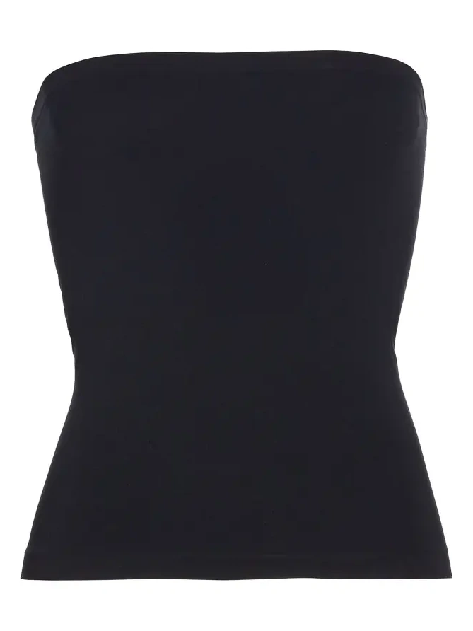 Wolford Fatal Matte Velvet Knit Tube Top