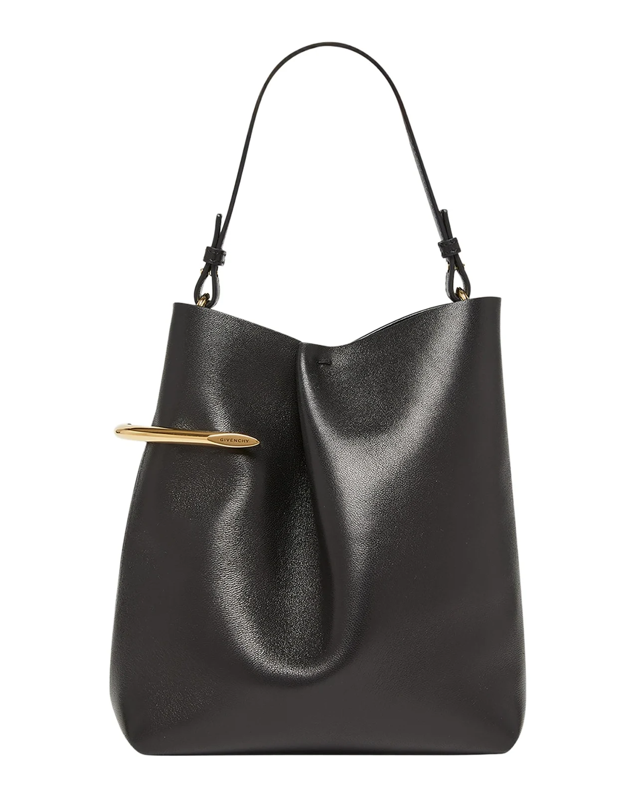 Pinch Top-Handle Bag in Grain Leather Pinch Top-Handle Bag in Grain Leather