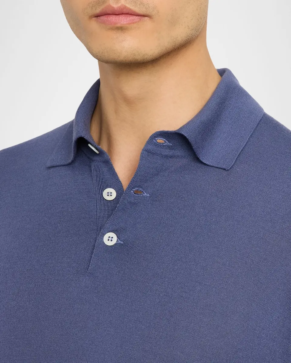 Brunello Cucinelli Men's Wool and Cashmere Half-Zip Sweater | Thumbnail 5 Brunello Cucinelli Men's Wool and Cashmere Half-Zip Sweater | Thumbnail 5