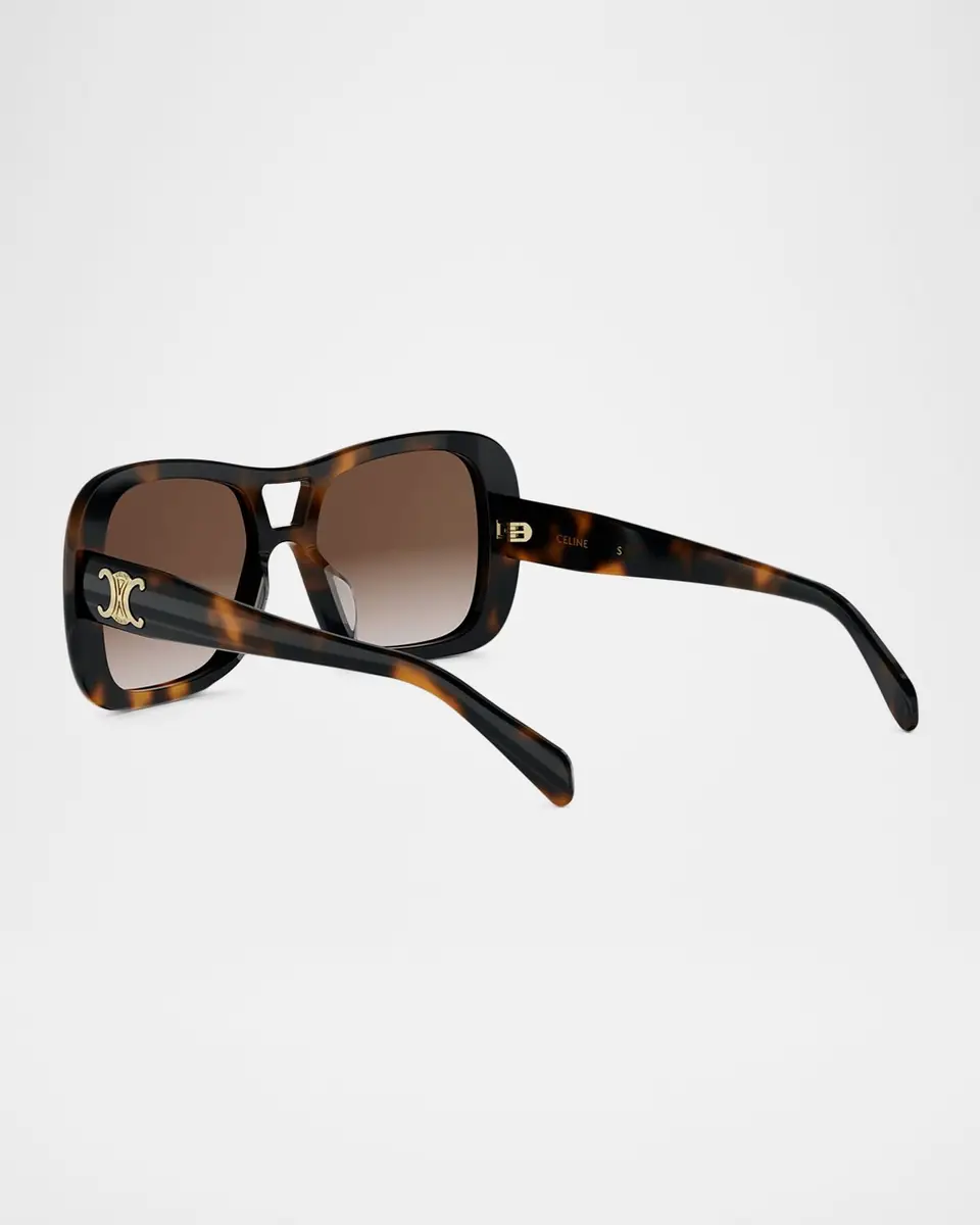 Celine Triomphe 18 Navigator Acetate Sunglasses | Thumbnail 2