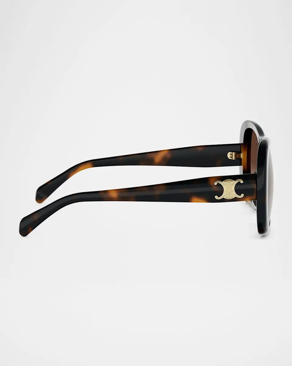 Celine Triomphe 18 Navigator Acetate Sunglasses | Thumbnail 4