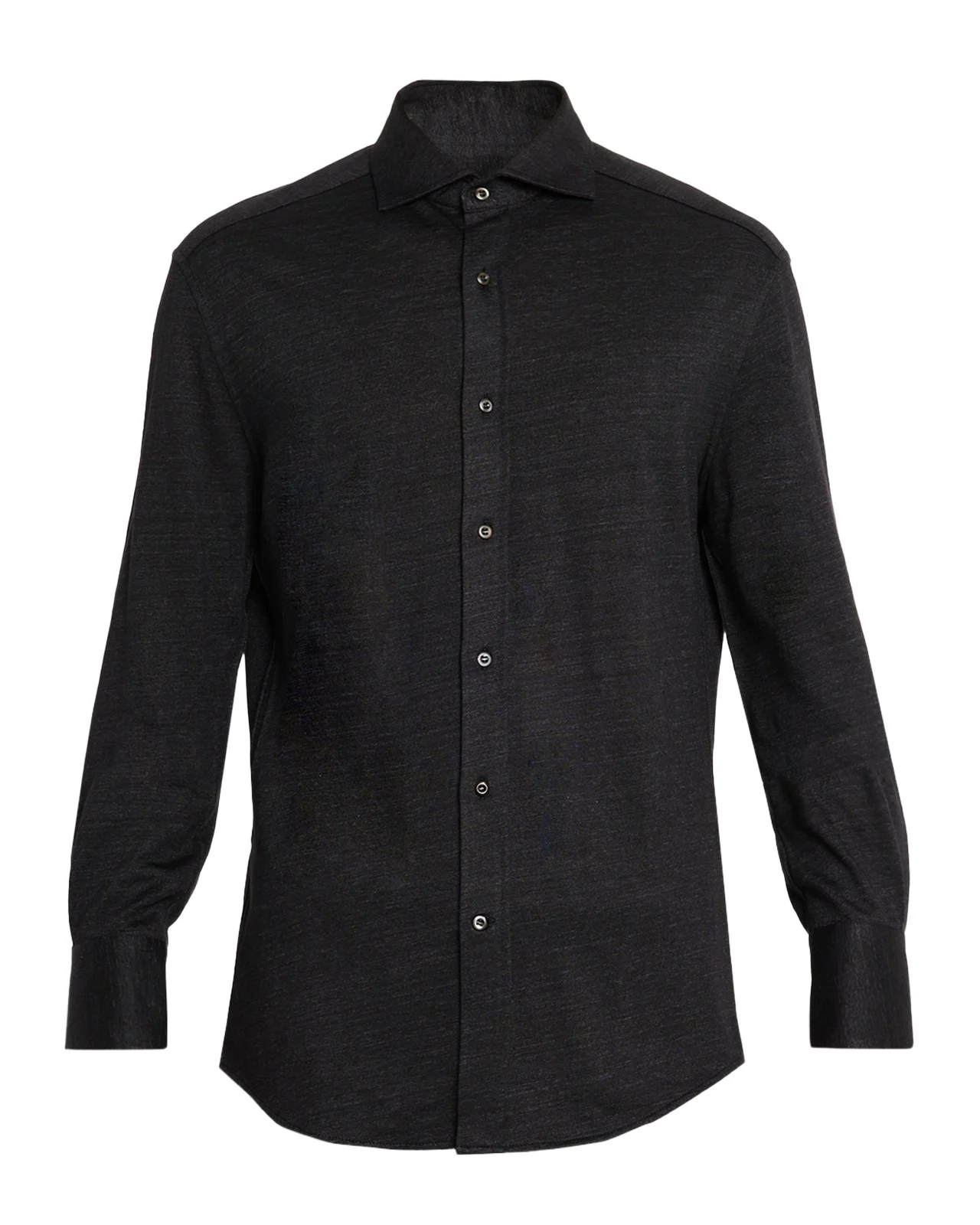 Men's Linen and Cotton Heathered Sport Shirt Men's Linen and Cotton Heathered Sport Shirt