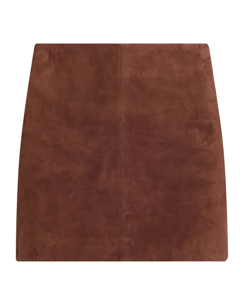 Melody A-Line Suede Mini Skirt Melody A-Line Suede Mini Skirt