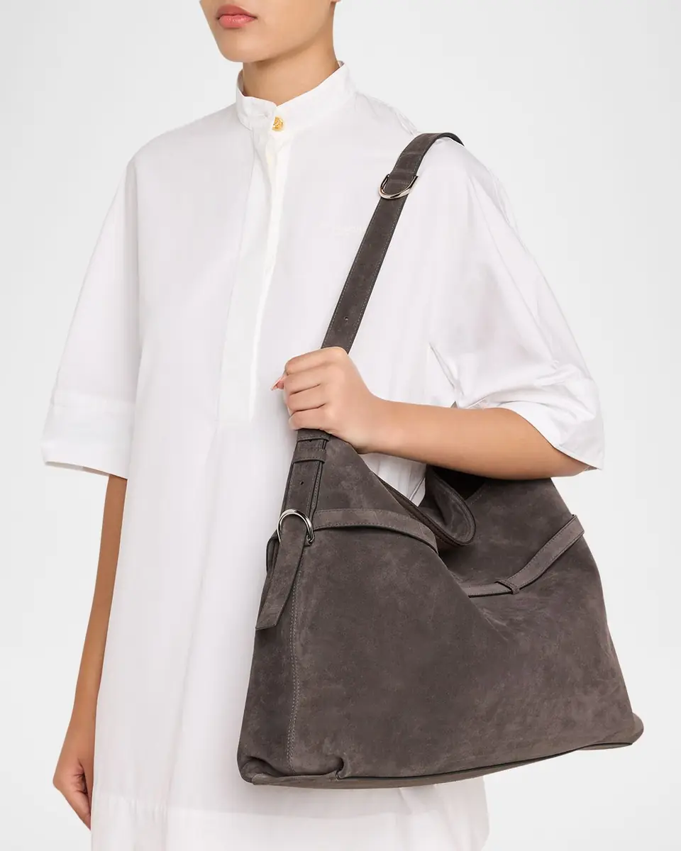 Givenchy Voyou Large Suede Tote Bag | Thumbnail 2 Givenchy Voyou Large Suede Tote Bag | Thumbnail 2