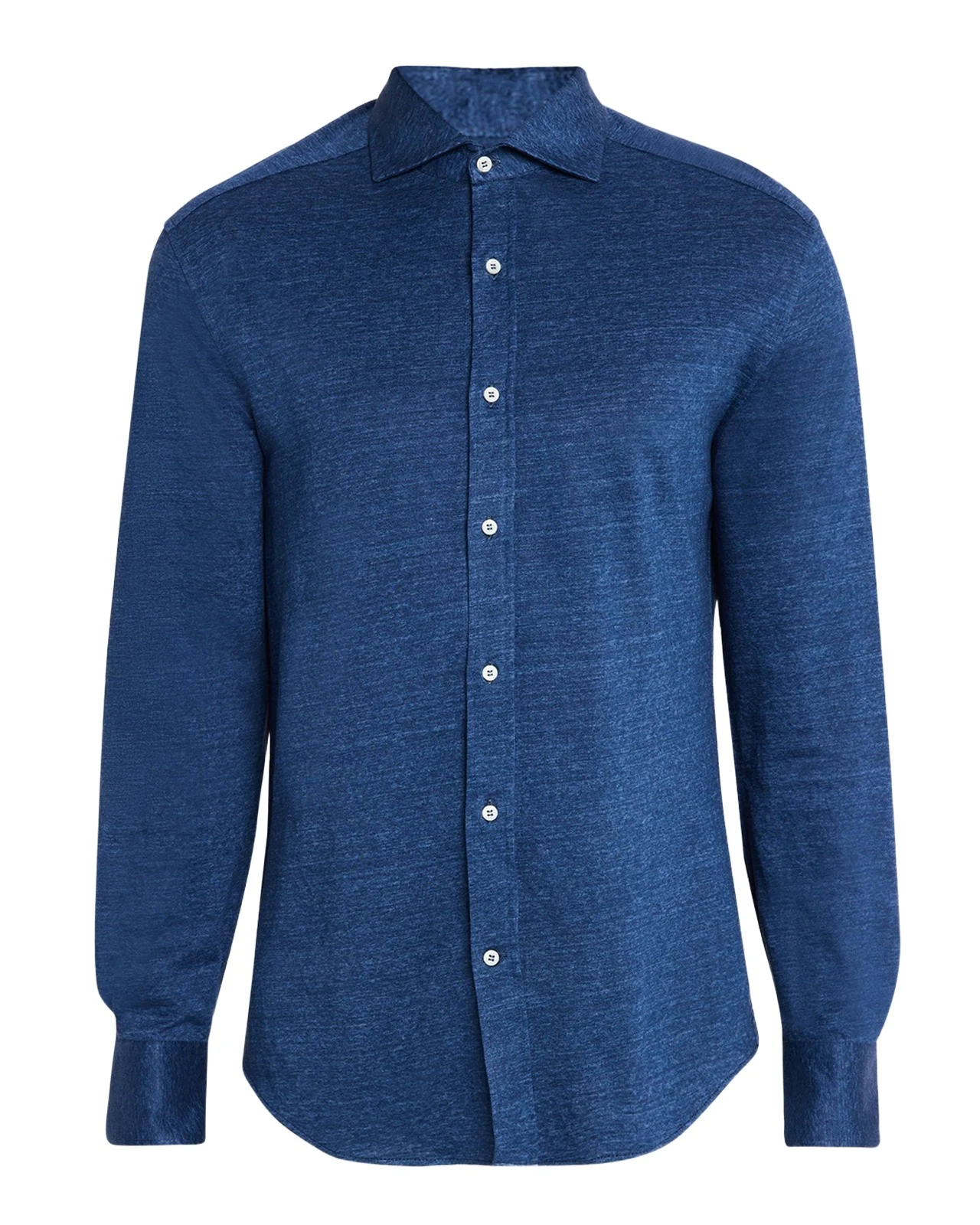 Men's Linen and Cotton Heathered Sport Shirt