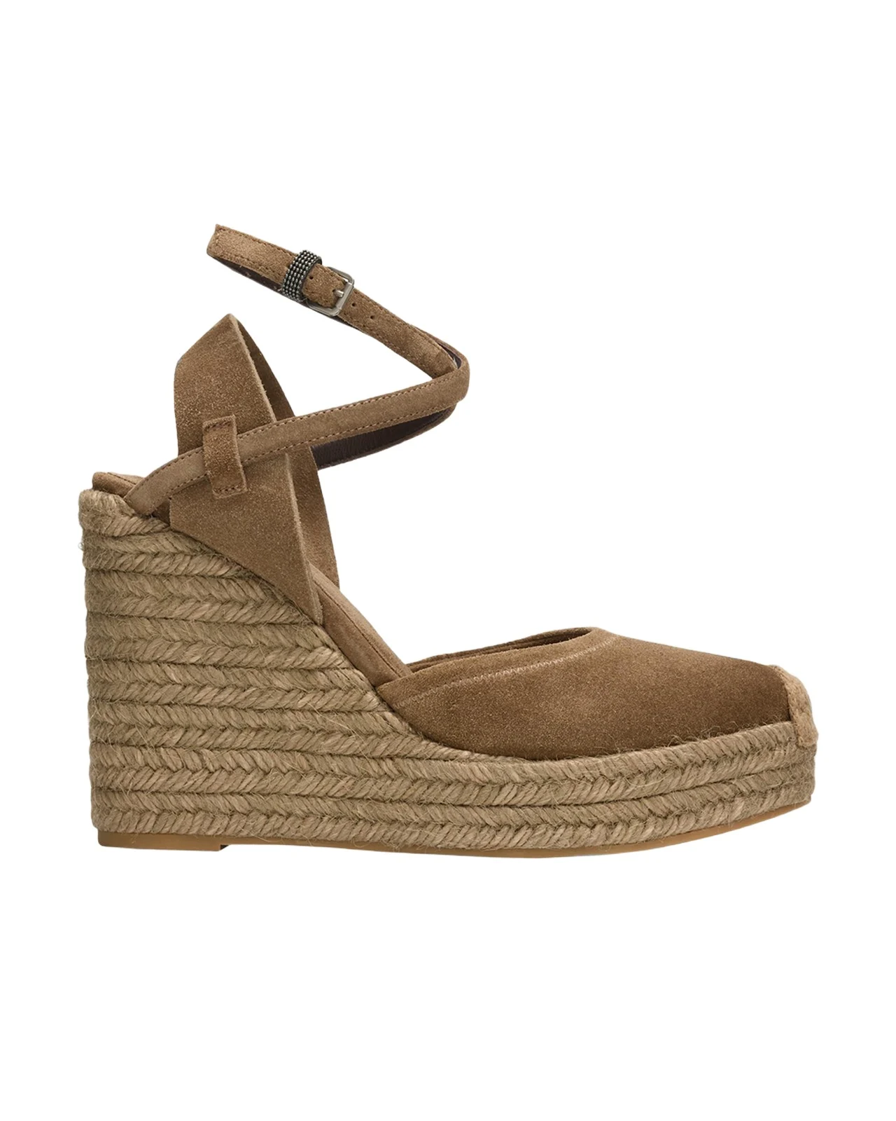80mm Monili Suede Espadrille Wedges 80mm Monili Suede Espadrille Wedges