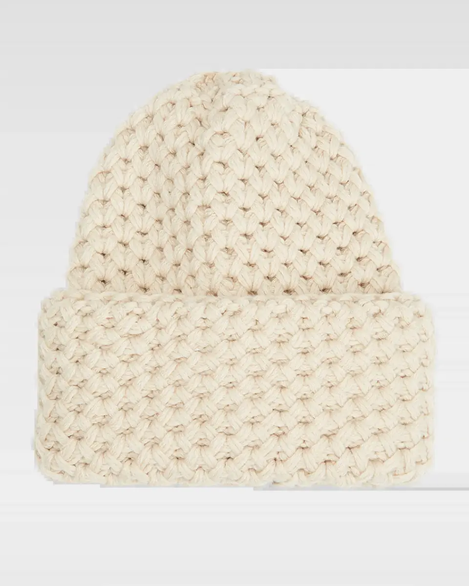 Inverni Cashmere Honeycomb Knit Beanie | Thumbnail 2 Inverni Cashmere Honeycomb Knit Beanie | Thumbnail 2
