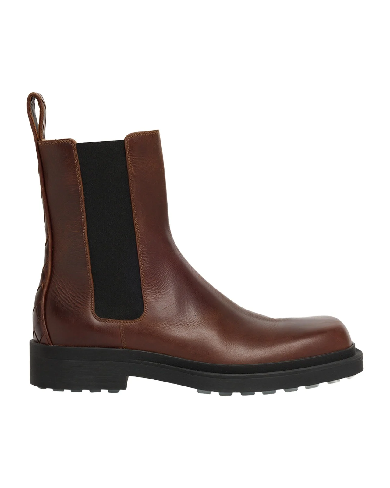 Men's Ben Smooth & Intrecciato Leather Chelsea Boots Men's Ben Smooth & Intrecciato Leather Chelsea Boots