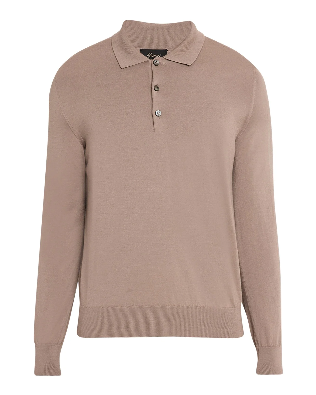 Men's Cashmere-Silk Polo Sweater