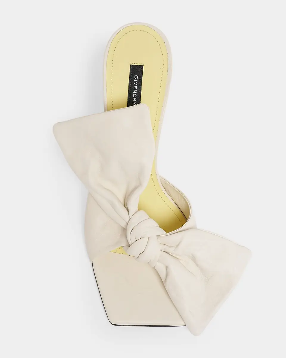 Givenchy 95mm Bow Leather Mule Sandals | Thumbnail 6 Givenchy 95mm Bow Leather Mule Sandals | Thumbnail 6