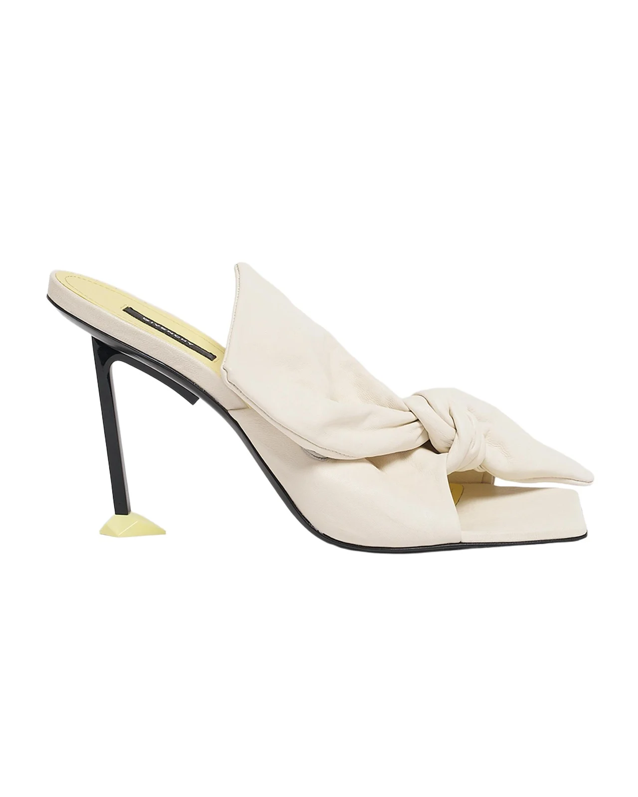 Givenchy 95mm Bow Leather Mule Sandals