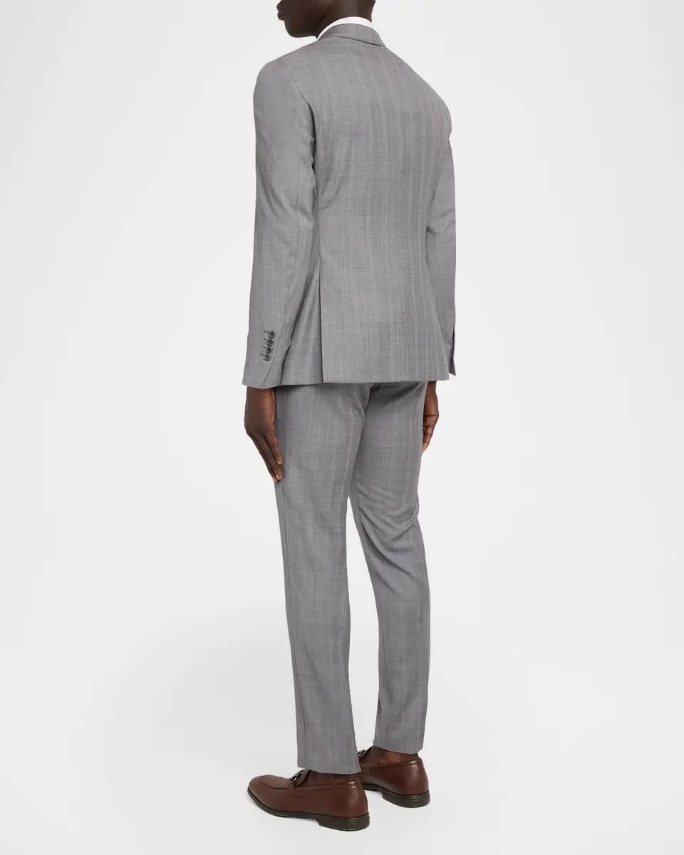 Emporio Armani Men's G Line Wool Glen Check Two-Piece Suit | Thumbnail 3