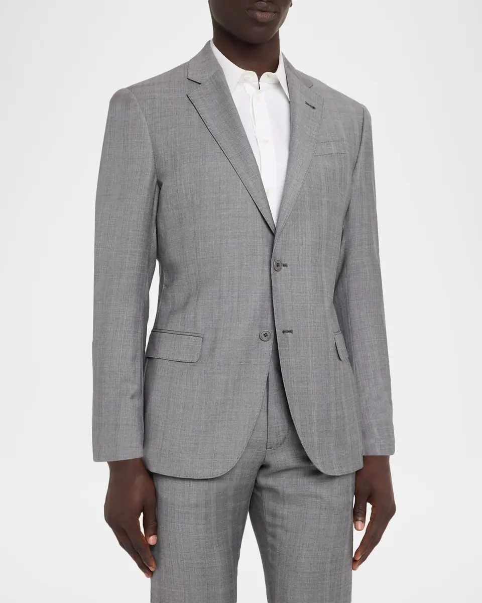 Emporio Armani Men's G Line Wool Glen Check Two-Piece Suit | Thumbnail 4