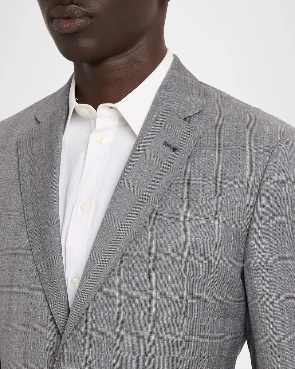 Emporio Armani Men's G Line Wool Glen Check Two-Piece Suit | Thumbnail 6