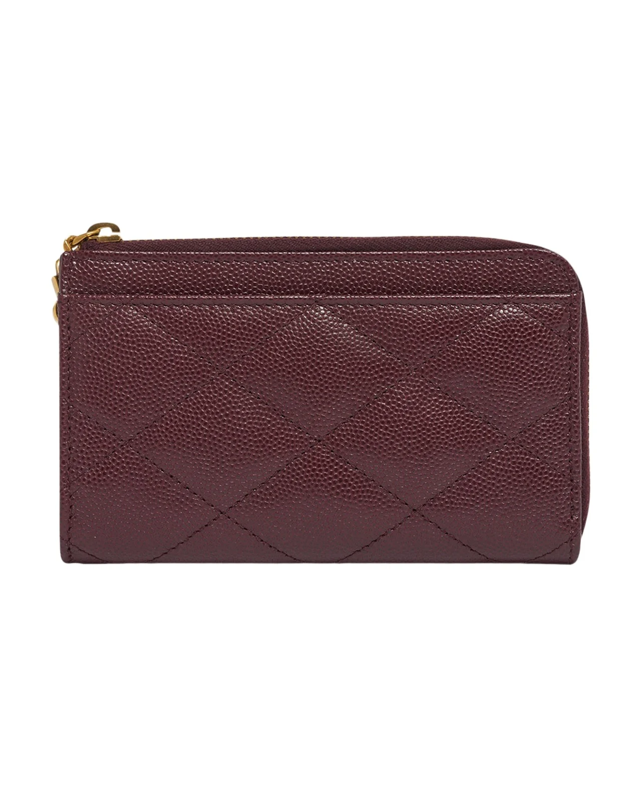 Saint Laurent YSL Quilted Leather Wallet
