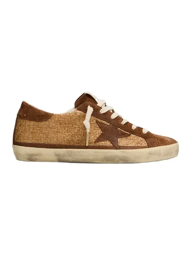 Super-Star Raffia and Suede Low-Top Sneakers Super-Star Raffia and Suede Low-Top Sneakers