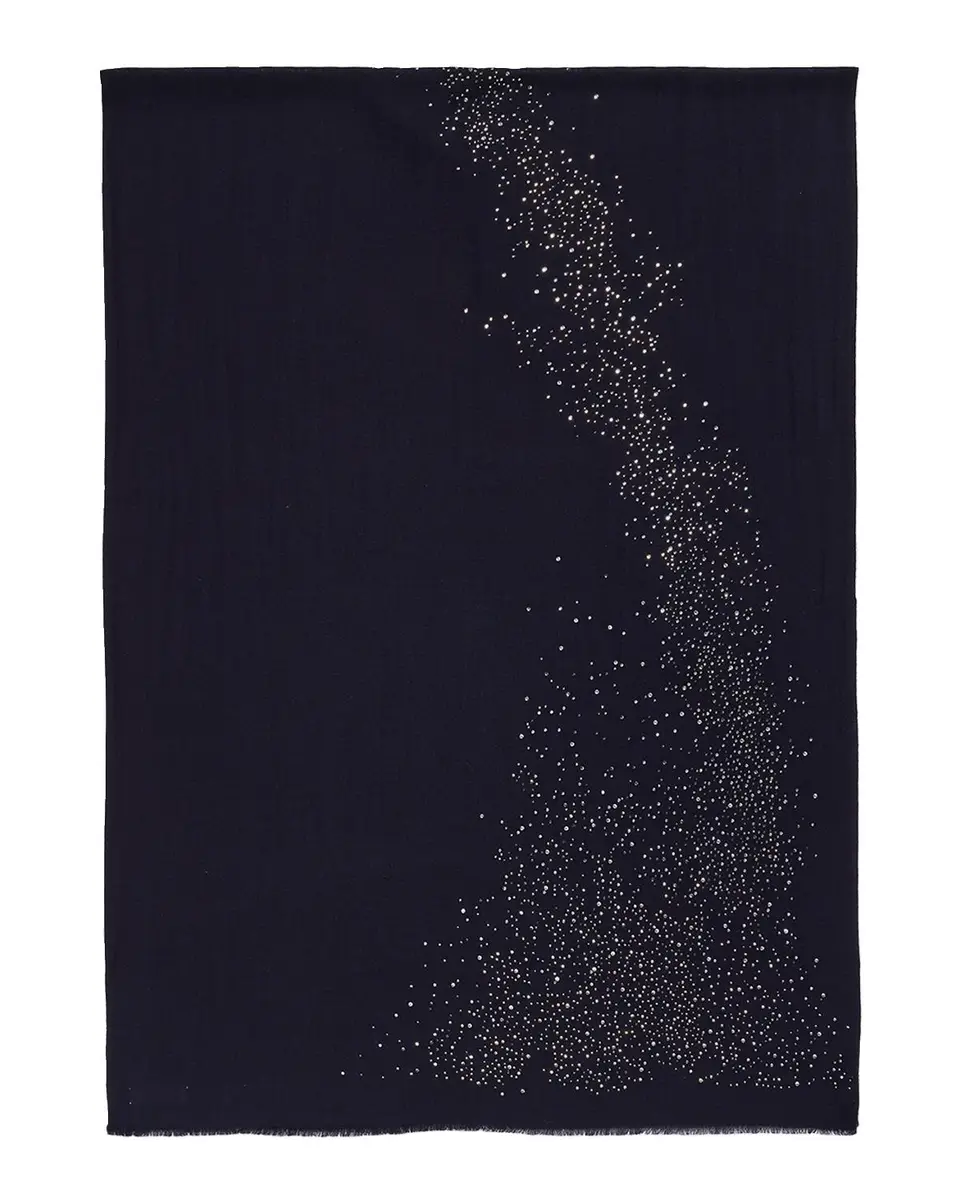 JANAVI INDIA Galactic Vibe Merino Wool Shawl | Thumbnail 3