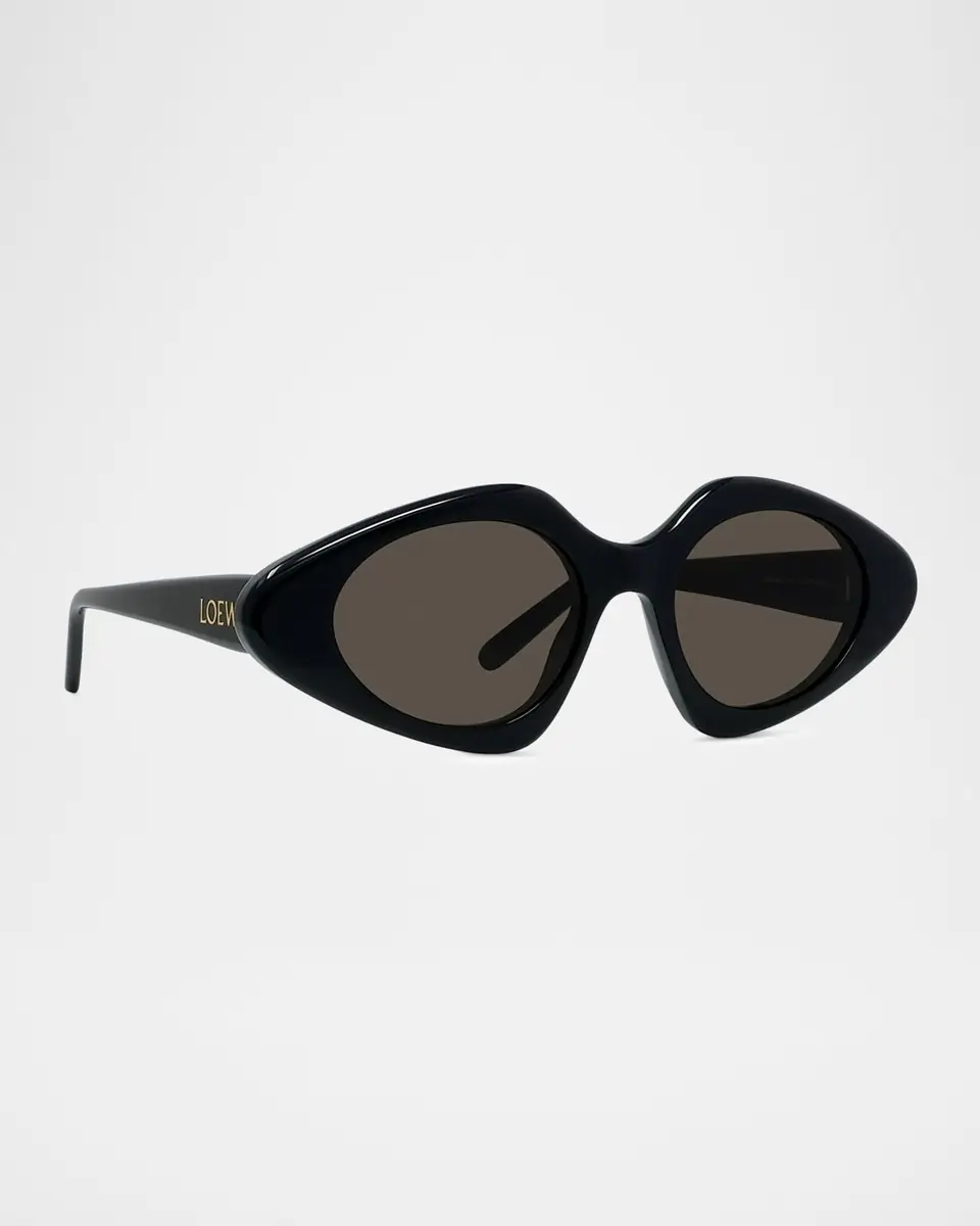 Loewe Triangle Slim 50mm Geometric Sunglasses | Thumbnail 3