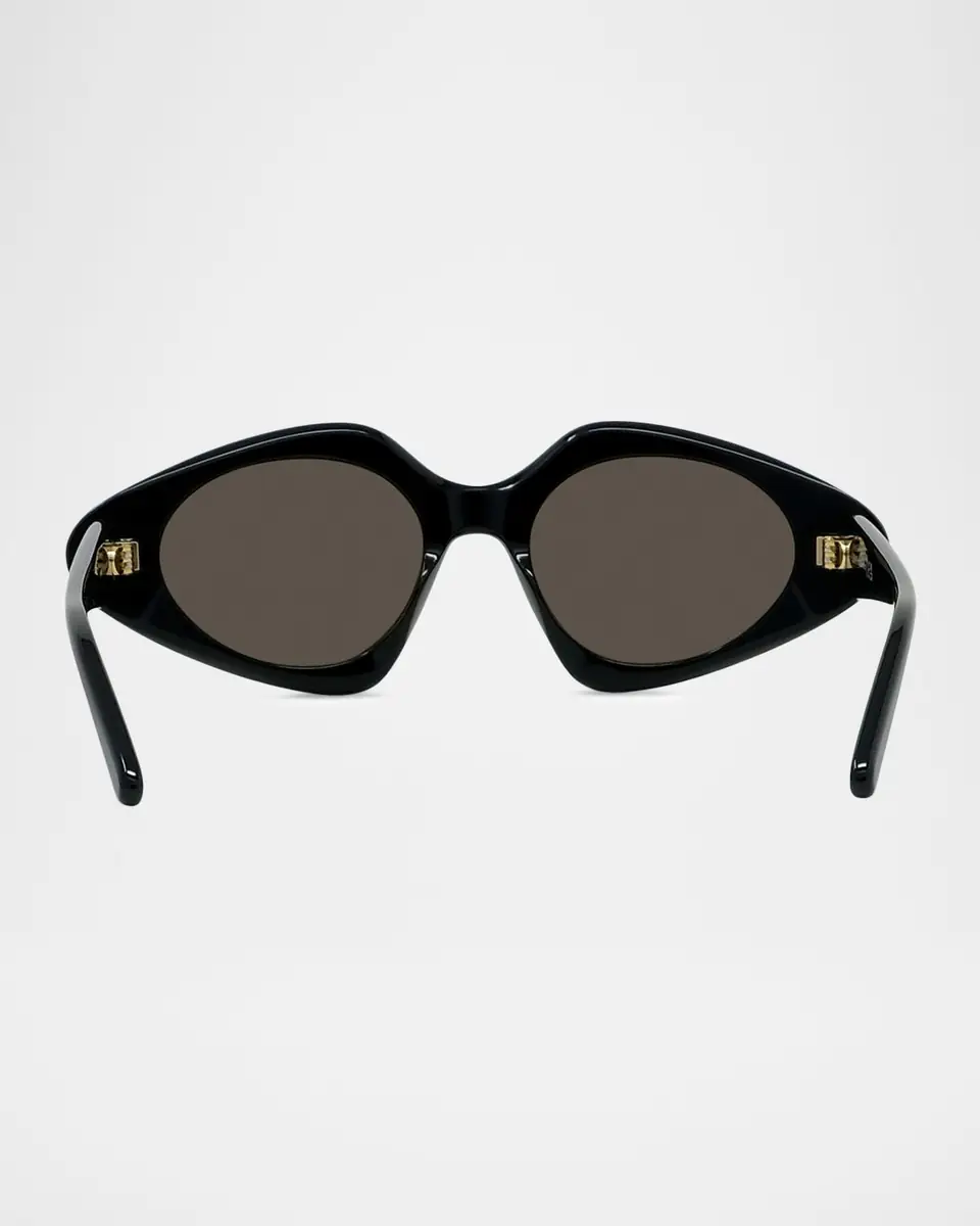 Loewe Triangle Slim 50mm Geometric Sunglasses | Thumbnail 7
