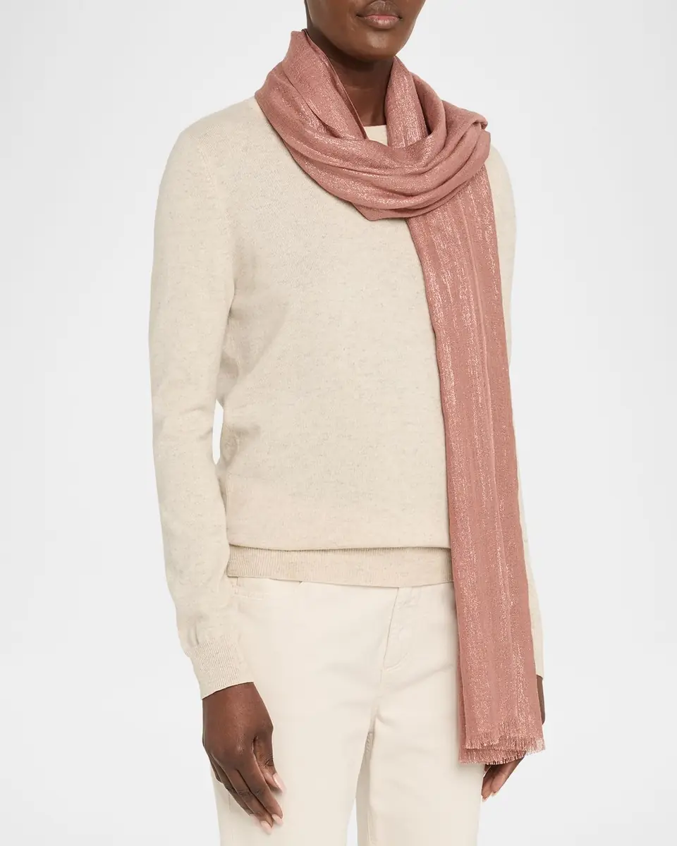 Brunello Cucinelli Sparkling Cashmere & Silk Scarf | Thumbnail 3