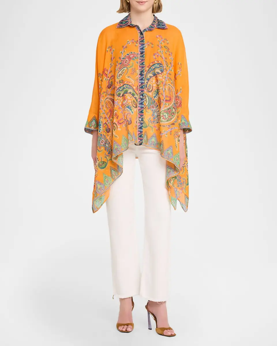 Etro Paisley-Print Handkerchief Button-Down Shirt | Thumbnail 2 Etro Paisley-Print Handkerchief Button-Down Shirt | Thumbnail 2