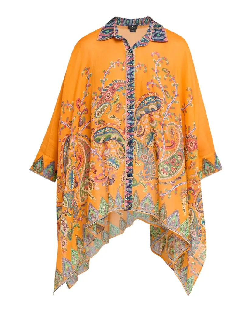 Etro Paisley-Print Handkerchief Button-Down Shirt | Image 1 Etro Paisley-Print Handkerchief Button-Down Shirt | Image 1