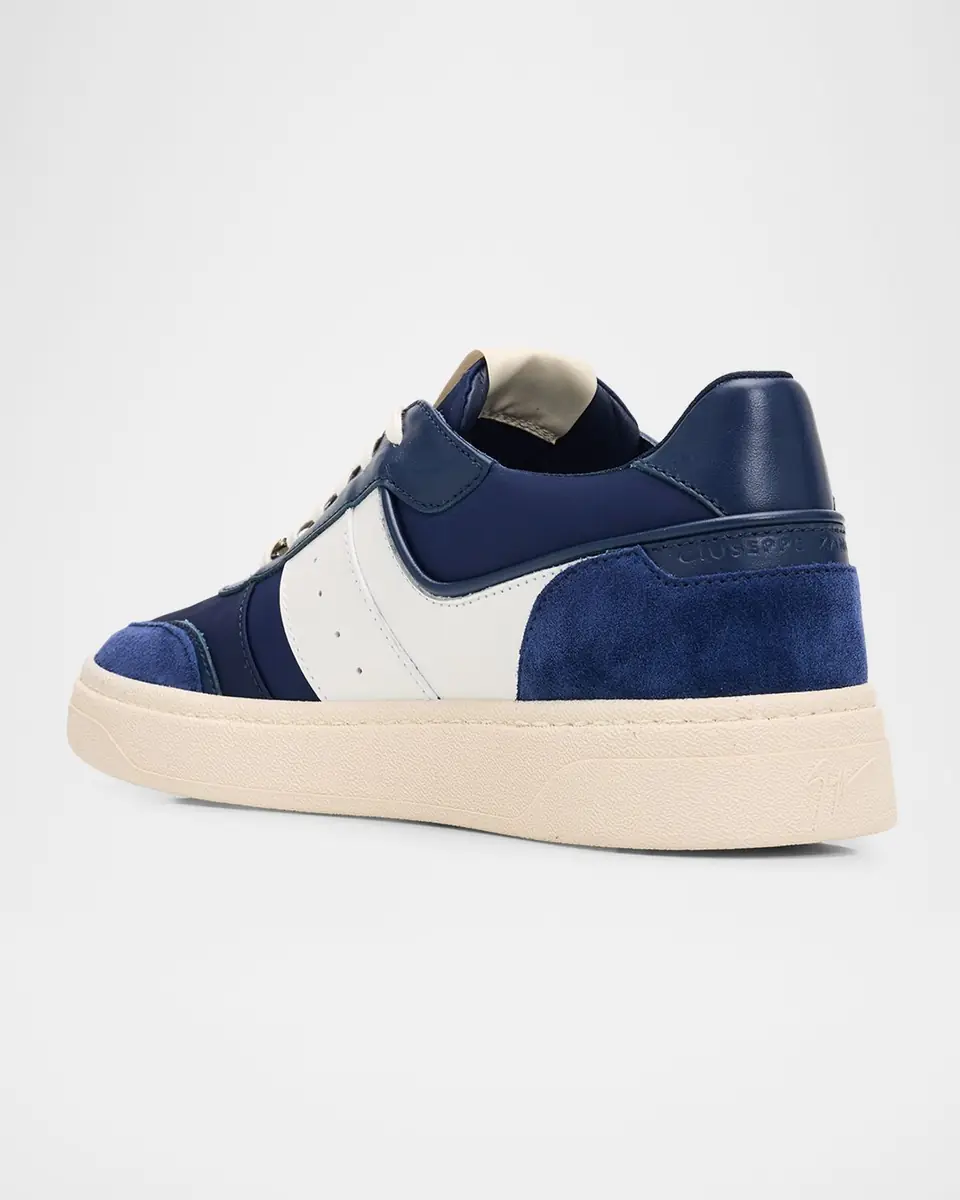 Giuseppe Zanotti Men's GZ-Nitro Leather & Suede Low-Top Sneakers | Thumbnail 2 Giuseppe Zanotti Men's GZ-Nitro Leather & Suede Low-Top Sneakers | Thumbnail 2