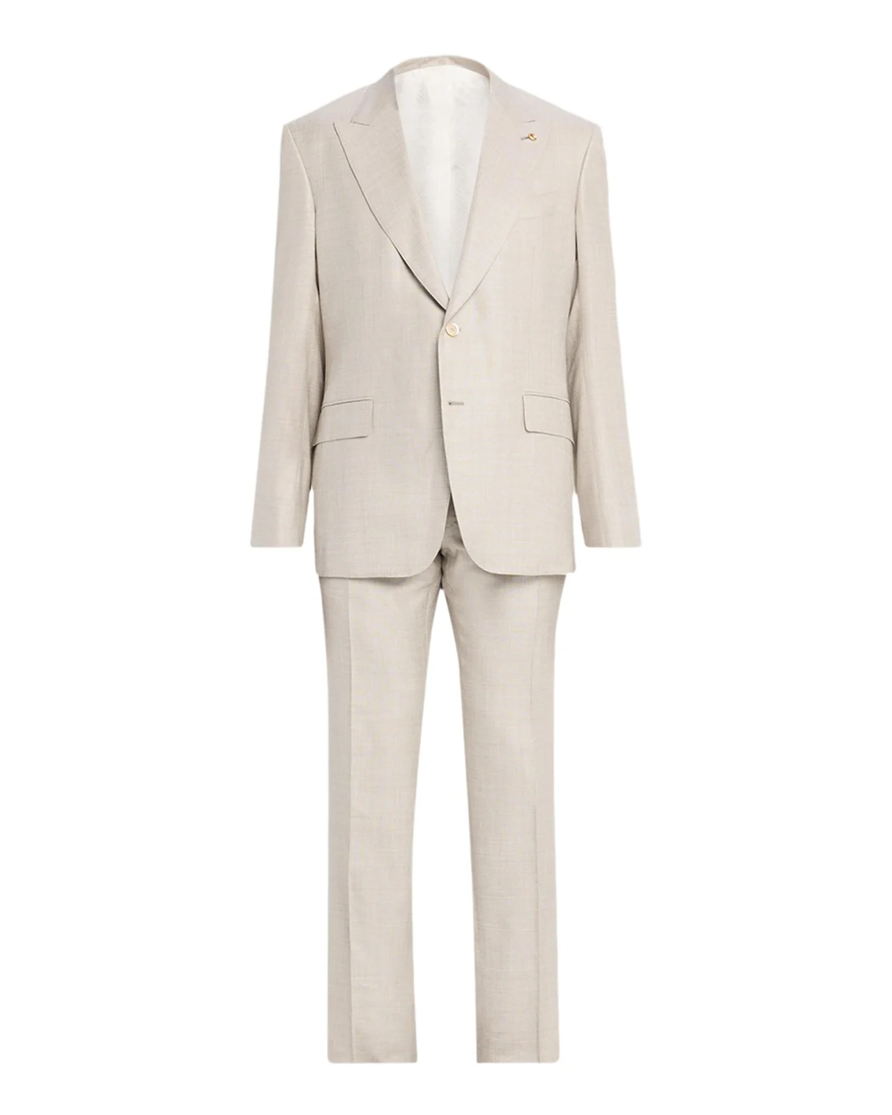 Stefano Ricci Men's Wool, Silk and Linen Sharkskin Suit
