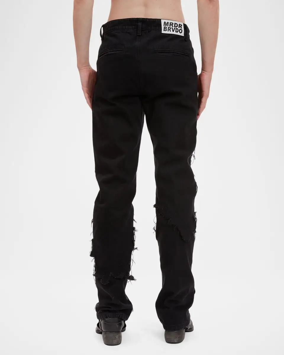 Who Decides War Men's Unearthed Distressed Slim-Straight Leg Pants | Thumbnail 3 Who Decides War Men's Unearthed Distressed Slim-Straight Leg Pants | Thumbnail 3