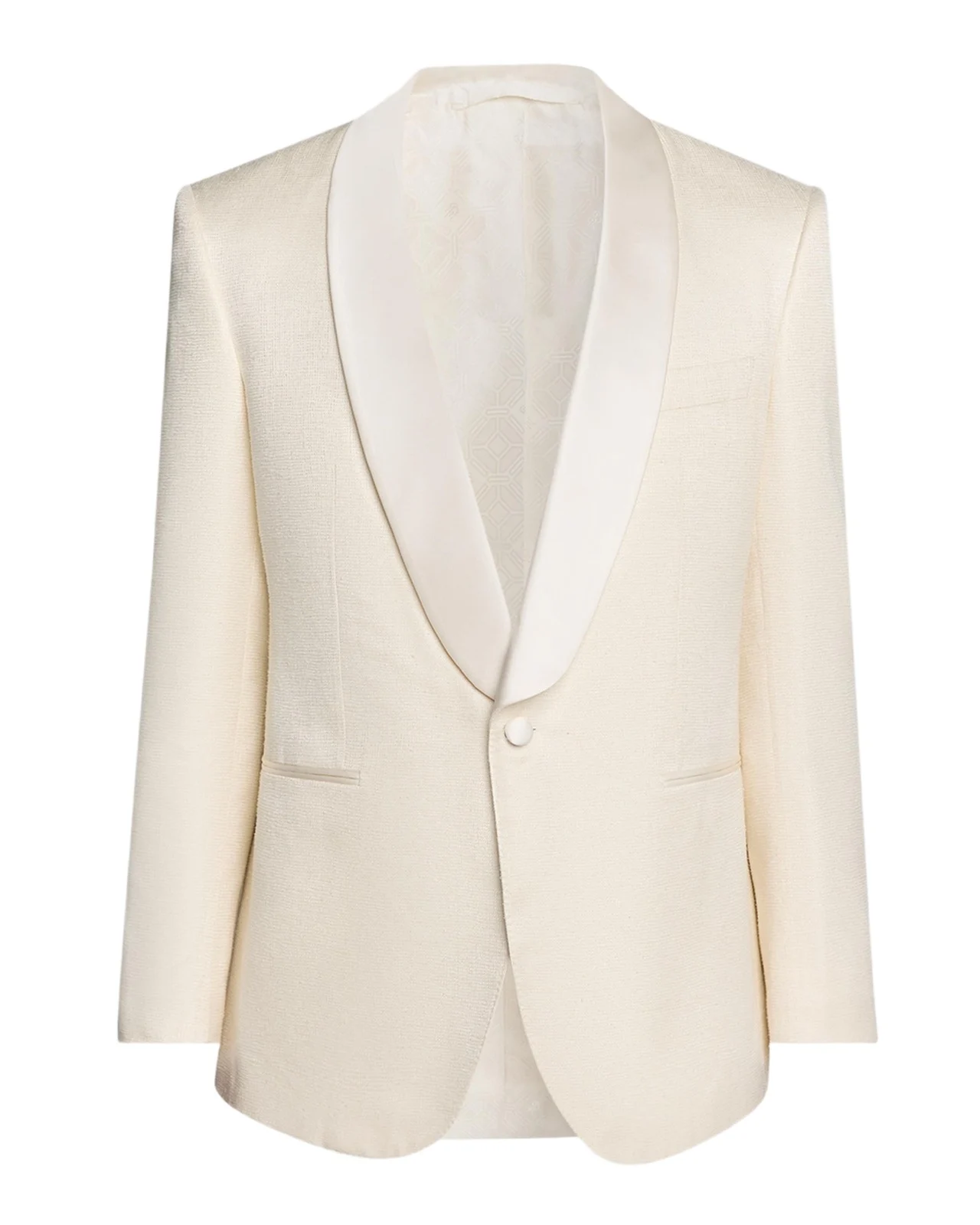 Stefano Ricci Men's Textured Linen Silk-Shawl Lapel Evening Jacket