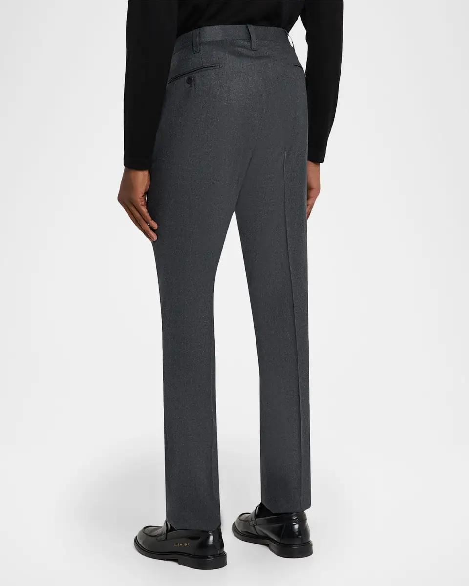 Cesare Attolini Men's Wool Slim-Fit Trousers | Thumbnail 3