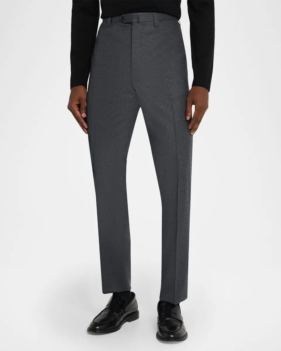 Cesare Attolini Men's Wool Slim-Fit Trousers | Thumbnail 4